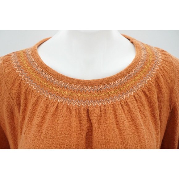 Madewell Superlight Jacquard Embroidered Smocked T - Picture 4 of 12